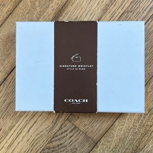 Black coach wristlet